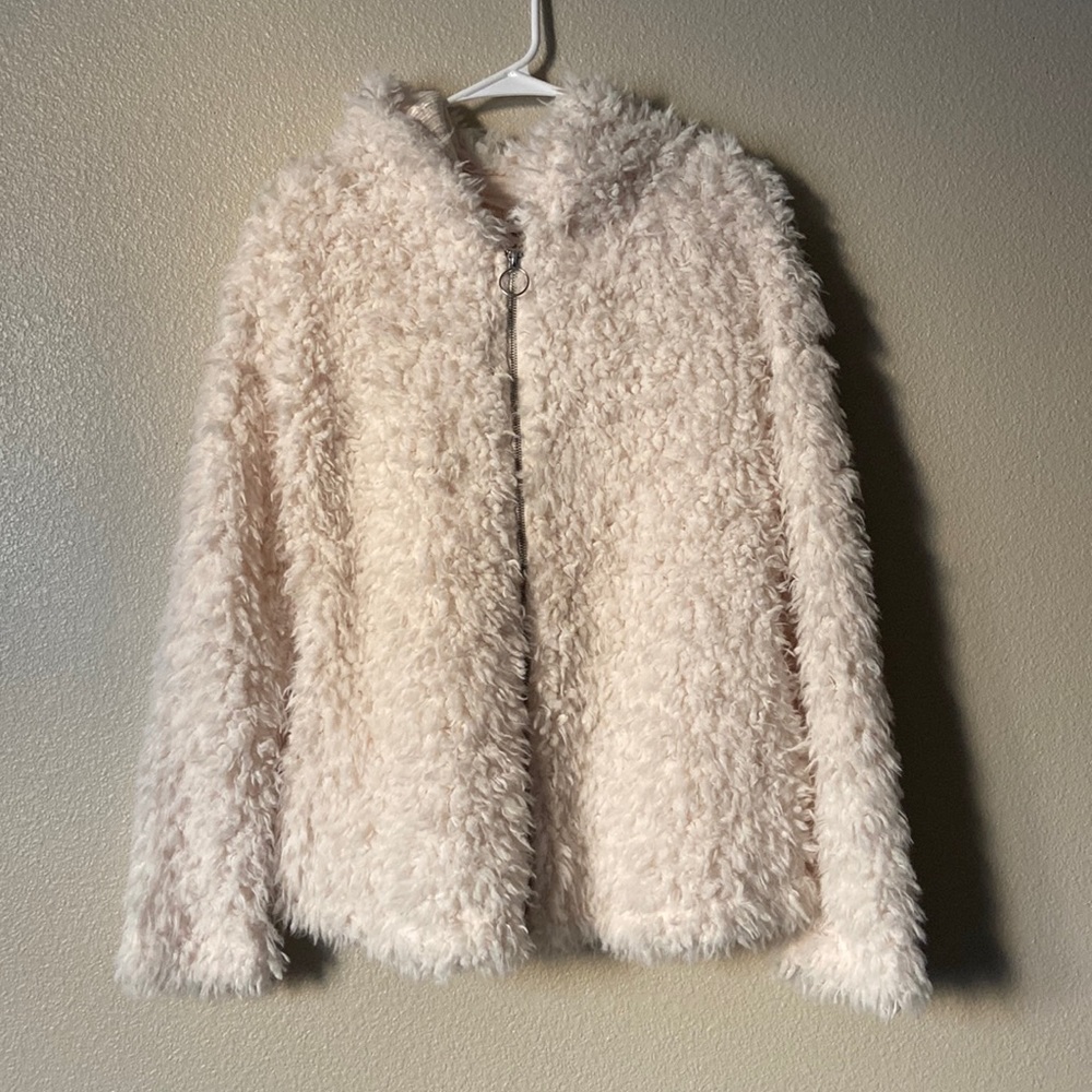 Self Esteem Faux Fur Zip up
